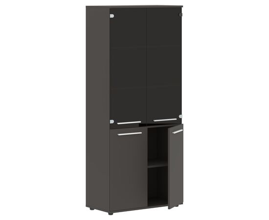 Шкаф для документов комбинированный Эдис (Edis) 852x430x1967 ЕХКС 85.2 (EHCS 85.2) мокко/мокко, Основной цвет: мокко/мокко, Ширина: 852, Высота: 1967, Глубина: 430, Каркас: ЛДСП, Артикул: ЕХКС 85.2 (EHCS 85.2), изображение 2post-test