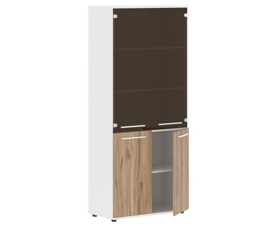 Шкаф для документов комбинированный Эдис (Edis) 852x430x1967 ЕХКС 85.2 (EHCS 85.2) Белый/Дуб Денвер светлый, Основной цвет: Белый/Дуб Денвер светлый, Ширина: 852, Высота: 1967, Глубина: 430, Каркас: ЛДСП, Артикул: ЕХКС 85.2 (EHCS 85.2), изображение 2post-test