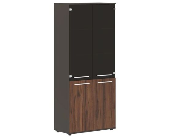 Шкаф для документов комбинированный Эдис (Edis) 852x430x1967 ЕХКС 85.2 (EHCS 85.2) Мокко/Дуб Денвер темный, Основной цвет: Мокко/Дуб Денвер темный, Ширина: 852, Высота: 1967, Глубина: 430, Каркас: ЛДСП, Артикул: ЕХКС 85.2 (EHCS 85.2), изображение 2post-test
