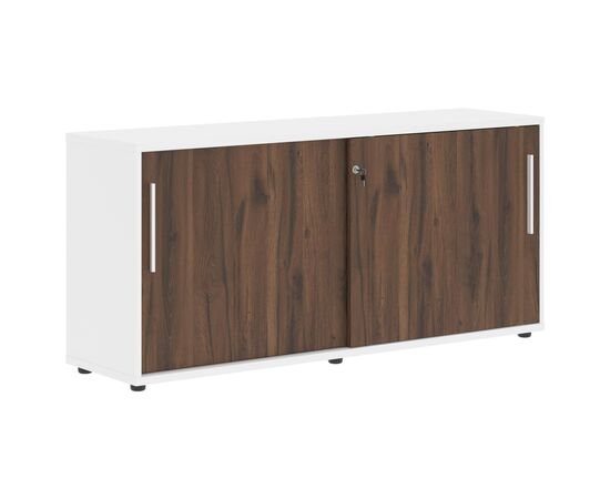 Шкаф низкий Эдис (EDIS) 1606x430x750 ЕЛК 1643 (ELC 1643) Белый, Основной цвет: Белый, Ширина: 1606, Цвет фасадов: дуб денвер темный, Высота: 750, Глубина: 430, Вес: 68,5, Объем: 0,114, Артикул: ЕЛК 1643 (ELC 1643), изображение 2post-test