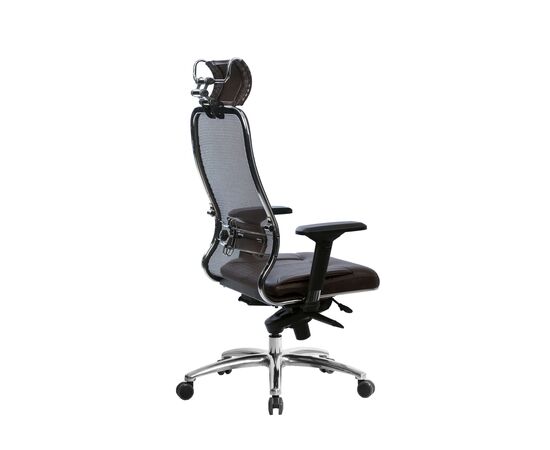 Кресло Самурай СЛ-3 (Samurai SL-3).04 СЛ-3.04 (SL-3.04) Темно-коричневый, Основной цвет: Темно-коричневый, Вес: 25, Материал крестовины: Металл, Цвет крестовины: Хром, Объем: 0,16, изображение 4post-test