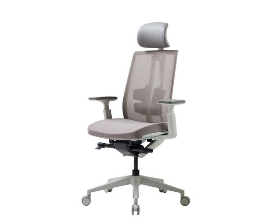 Кресло Дуорест Д3-ХСВ (Duorest D3-HSW) белая рама 690x560x610 Д3-ХСВ (D3-HSW) белая рама Темно-серый, Ролики: 60 мм, Основной цвет: Темно-серый, Ширина: 690, Высота: 610, Глубина: 560, Материал подлокотников: 2D, Вес: 26, Материал крестовины: Пластиковая, Материал сиденья: Ткань ВТ (WT), Подголовник: есть, Материал спинки: Сетка КАТЕ (KATE), Рекомендованная максимальная нагрузка: 130 кг, Артикул: Д3-ХСВ (D3-HSW) белая рама, изображение 3post-test