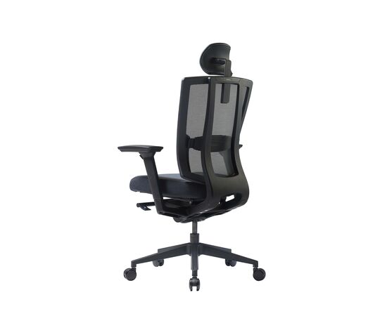 Кресло Дуорест БР (Duorest BR)-200С 690x560x610 БР-200К (BR-200C) Чёрный, Ролики: 60 мм, Основной цвет: Чёрный, Ширина: 690, Высота: 610, Глубина: 560, Материал подлокотников: 3Д (3D), Вес: 26, Материал крестовины: Литого нейлона, армированного стекловолокном, Материал сиденья: Ткань ЕК34, Механизм: Твист Бак Сйстем (Twist Back System), Подголовник: есть, Материал спинки: Сетка черная, Рекомендованная максимальная нагрузка: 130 кг, Регулировка спинки: Шарнирное крепление позволяет спинке следовать за изменением позы сидящего, Артикул: БР-200К (BR-200C), изображение 2post-test