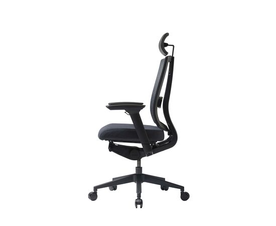 Кресло Дуорест БР (Duorest BR)-200С 690x560x610 БР-200К (BR-200C) Чёрный, Ролики: 60 мм, Основной цвет: Чёрный, Ширина: 690, Высота: 610, Глубина: 560, Материал подлокотников: 3Д (3D), Вес: 26, Материал крестовины: Литого нейлона, армированного стекловолокном, Материал сиденья: Ткань ЕК34, Механизм: Твист Бак Сйстем (Twist Back System), Подголовник: есть, Материал спинки: Сетка черная, Рекомендованная максимальная нагрузка: 130 кг, Регулировка спинки: Шарнирное крепление позволяет спинке следовать за изменением позы сидящего, Артикул: БР-200К (BR-200C), изображение 4post-test