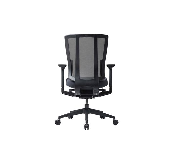 Кресло Дуорест БР (Duorest BR)-050С 690x560x610 БР-050К (BR-050C) Чёрный, Основной цвет: Чёрный, Ширина: 690, Ролики: 60 мм, Высота: 610, Глубина: 560, Материал подлокотников: 3Д (3D), Вес: 26, Материал сиденья: Ткань ЕК34, Материал спинки: Сетка черная, Артикул: БР-050К (BR-050C), изображение 5post-test