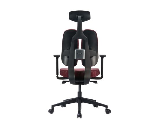 Кресло Дуорест D2-200-ТС (Duorest D2-200-TS) латекс 690x560x610 Д2-200-ТС (D2-200-TS) латекс Красный, Основной цвет: Красный, Ширина: 690, Ролики: 50 мм, Высота: 610, Глубина: 560, Материал подлокотников: 3Д (3D), Вес: 26, Материал сиденья: Ткань БАМБОО (BAMBOO), Подголовник: есть, Материал спинки: Ткань БАМБОО (BAMBOO), Цвет крестовины: Черный, Артикул: Д2-200-ТС (D2-200-TS) латекс, изображение 5post-test