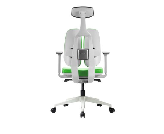 Кресло Дуорест D2-200В (Duorest D2-200W) белая рама 690x560x610 Д2-200В (D2-200W) белая рама Зеленый, Основной цвет: Зеленый, Ширина: 690, Ролики: 50 мм, Высота: 610, Глубина: 560, Материал подлокотников: 3Д (3D), Вес: 26, Материал сиденья: Ткань Д2 (D2), Подголовник: есть, Материал спинки: Ткань Д2 (D2), Цвет крестовины: Белый, Артикул: Д2-200В (D2-200W) белая рама, изображение 5post-test