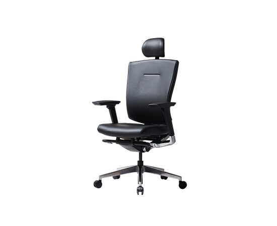 Кресло Дуорест БР-100Л (Duorest BR-100L) 690x560x610 БР-100Л (BR-100L) Чёрный, Основной цвет: Чёрный, Ширина: 690, Ролики: 60 мм, Высота: 610, Глубина: 560, Материал подлокотников: 3Д (3D), Вес: 26, Материал крестовины: Алюминий, Материал сиденья: экокожа, Механизм: Механизм качания, газ-лифт , Подголовник: есть, Материал спинки: экокожа, Рекомендованная максимальная нагрузка: 130 кг, Артикул: БР-100Л (BR-100L), изображение 6post-test