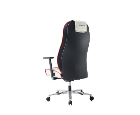 Кресло игровое Дуорест Г1-ПРО (Duorest G1-PRO)(но саунд) 690x560x610 Г1-ПРО(но соунд) (G1-PRO(no sound)) Слоновая кость, Основной цвет: Слоновая кость, Ширина: 690, Ролики: Ролики для жесткого пола без капюшона диаметром 60 мм черного цвета, Высота: 610, Глубина: 560, Материал подлокотников: Фиксированный Подлокотник со стальным каркасом и накладкой ИСФ (ISF), Вес: 26,1, Материал крестовины: Из полированного алюминия, Материал сиденья: Из искусственной кожи (ПВХ), Механизм: Синхронизированный механизм с Регулятором натяжения, Материал спинки: Из искусственной кожи (ПВХ), Рекомендованная максимальная нагрузка: до 140 кг, Цвет крестовины: Алюминий, Регулировка спинки: Блокировка наклона спинки в 4 положениях с помощью рычага, Цвет подлокотников: Черный, Артикул: Г1-ПРО(но соунд) (G1-PRO(no sound)), изображение 3post-test