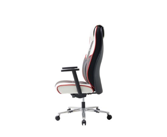 Кресло игровое Дуорест Г1-ПРО (Duorest G1-PRO)(но саунд) 690x560x610 Г1-ПРО(но соунд) (G1-PRO(no sound)) Слоновая кость, Основной цвет: Слоновая кость, Ширина: 690, Ролики: Ролики для жесткого пола без капюшона диаметром 60 мм черного цвета, Высота: 610, Глубина: 560, Материал подлокотников: Фиксированный Подлокотник со стальным каркасом и накладкой ИСФ (ISF), Вес: 26,1, Материал крестовины: Из полированного алюминия, Материал сиденья: Из искусственной кожи (ПВХ), Механизм: Синхронизированный механизм с Регулятором натяжения, Материал спинки: Из искусственной кожи (ПВХ), Рекомендованная максимальная нагрузка: до 140 кг, Цвет крестовины: Алюминий, Регулировка спинки: Блокировка наклона спинки в 4 положениях с помощью рычага, Цвет подлокотников: Черный, Артикул: Г1-ПРО(но соунд) (G1-PRO(no sound)), изображение 2post-test