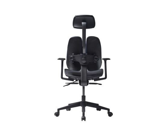 Кресло Дуорест D2500Г-ДАМ (Duorest D2500G-DAM) 690x560x610 Д2500Г-ДАМ (D2500G-DAM) Синий/Черный, Основной цвет: Синий/Черный, Ширина: 690, Ролики: 50 мм, Высота: 610, Глубина: 560, Материал подлокотников: 1Д (1D), Вес: 26, Материал сиденья: Сетка ИД-102 (ID-102), Подголовник: есть, Материал спинки: Ткань ЕК20 (EK20), Цвет крестовины: Черный, Артикул: Д2500Г-ДАМ (D2500G-DAM), изображение 5post-test
