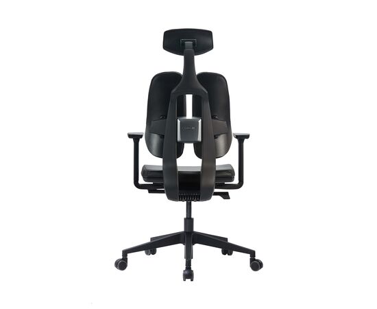 Кресло Дуорест D2-200 (Duorest D2-200) 690x560x610 Д2-200 (D2-200) Чёрный, Основной цвет: Чёрный, Ширина: 690, Ролики: 50 мм, Высота: 610, Глубина: 560, Материал подлокотников: 3Д (3D), Вес: 26, Материал сиденья: экокожа, Подголовник: есть, Материал спинки: экокожа, Цвет крестовины: Черный, Артикул: Д2-200 (D2-200), изображение 4post-test