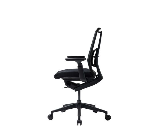 Кресло Дуорест Д3-С (Duorest D3-S) 690x560x610 Д3-С (D3-S) Чёрный, Ролики: 60 мм, Основной цвет: Чёрный, Ширина: 690, Высота: 610, Глубина: 560, Материал подлокотников: 2D, Вес: 26, Материал сиденья: Ткань ВТ (WT), Подголовник: Нет, Материал спинки: Сетка КАТЕ (KATE), Артикул: Д3-С (D3-S), изображение 2post-test