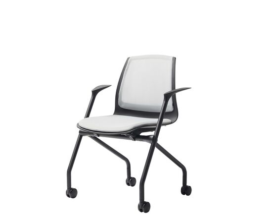 Кресло Дуорест Кью61Н (Duorest Q61N) 690x560x610 Кв61Н (Q61N) Светло-серый, Основной цвет: Светло-серый, Ширина: 690, Ролики: Есть, Высота: 610, Глубина: 560, Материал подлокотников: Нейлон, Вес: 26, Материал крестовины: Каркас-ракушка, Материал сиденья: Ткань Кв6 (Q6), Механизм: Механизм складывания друг в друга,, Подголовник: Нет, Материал спинки: Сетка Кв6 (Q6), Цвет крестовины: Черный, Артикул: Кв61Н (Q61N), изображение 2post-test