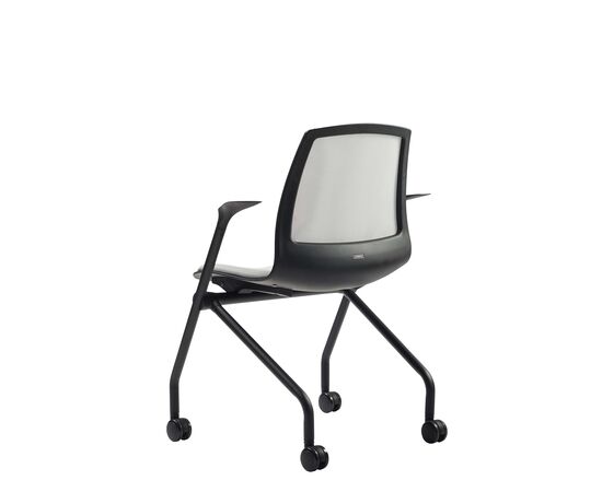 Кресло Дуорест Кью61Н (Duorest Q61N) 690x560x610 Кв61Н (Q61N) Светло-серый, Основной цвет: Светло-серый, Ширина: 690, Ролики: Есть, Высота: 610, Глубина: 560, Материал подлокотников: Нейлон, Вес: 26, Материал крестовины: Каркас-ракушка, Материал сиденья: Ткань Кв6 (Q6), Механизм: Механизм складывания друг в друга,, Подголовник: Нет, Материал спинки: Сетка Кв6 (Q6), Цвет крестовины: Черный, Артикул: Кв61Н (Q61N), изображение 4post-test
