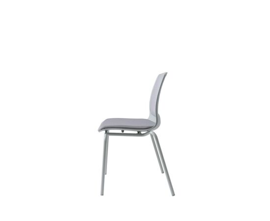 Кресло Дуорест Кью6В1Л (Duorest Q6W1L) белая рама 690x560x610 Кв6В1Л (Q6W1L) белая рама Светло-серый, Ролики: Нет, Основной цвет: Светло-серый, Ширина: 690, Высота: 610, Глубина: 560, Вес: 26, Материал крестовины: Каркас-ракушка, Материал сиденья: Ткань Кв6 (Q6), Механизм: штабилируются друг на друга, Подголовник: Нет, Материал спинки: Сетка Кв6 (Q6), Цвет крестовины: Белый, Артикул: Кв6В1Л (Q6W1L) белая рама, изображение 3post-test