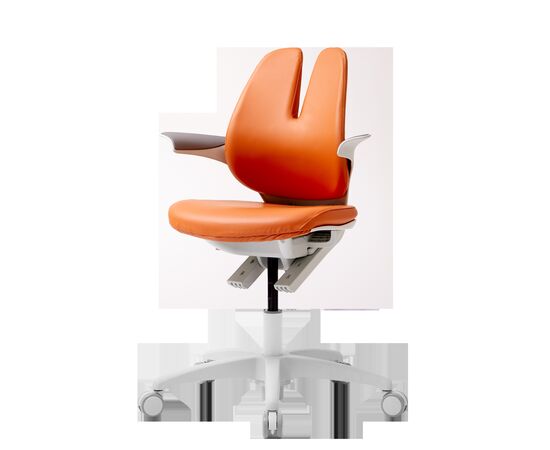 Кресло Дуорест РА-070Л (Duorest RA-070L) 690x560x610 РА-070Л (RA-070L) Коричневый, Основной цвет: Коричневый, Ширина: 690, Ролики: без блокировок, Высота: 610, Глубина: 560, Вес: 26, Материал крестовины: 5-лучевая база, Материал сиденья: экокожа, Механизм: газ-лифт (вращение, верх-вниз), Подголовник: Нет, Материал спинки: экокожа, Артикул: РА-070Л (RA-070L), изображение 5post-test