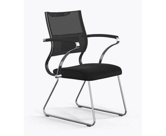 Кресло ErgoLife Sit Air M4-290K 440x700x800 з509344807 (z509344807) Чёрный, Основной цвет: Чёрный, Ширина: 440, Высота: 800, Глубина: 700, Каркас: Сталь, Материал сиденья: сетчатая ткань, Материал спинки: Сетка черная, Цвет подлокотников: Черный, Артикул: з509344807 (z509344807), изображение 2post-test