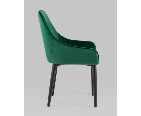 Стул Диана Нью (NEW) 560x600x870 МК101-2 КД ХЛР-56 (MC101-2 KD HLR-56) Изумрудный, Основной цвет: Изумрудный, Ширина: 560, Материал основания: Металл, Высота: 870, Глубина: 600, Материал: Велюр, Каркас: Металл, Цвет опоры: Черный, Материал сиденья: Велюр, Цвет сиденья: изумрудный, Артикул: МК101-2 КД ХЛР-56 (MC101-2 KD HLR-56), изображение 4post-test
