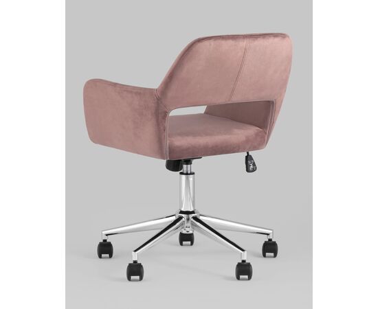 Стул офисный Росс (ROSS) 560x550x840 УТ000005077 Розовый, Основной цвет: Розовый, Ширина: 560, Высота: 840, Глубина: 550, Вес: 8,5, Материал сиденья: Велюр, Рекомендованная максимальная нагрузка: 120 кг, Артикул: УТ000005077, изображение 2post-test