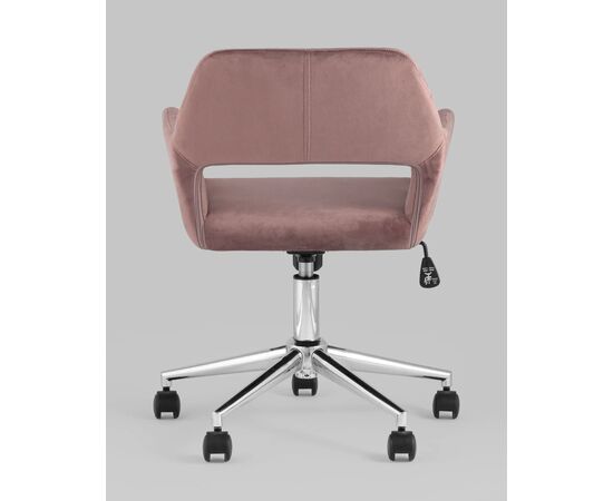 Стул офисный Росс (ROSS) 560x550x840 УТ000005077 Розовый, Основной цвет: Розовый, Ширина: 560, Высота: 840, Глубина: 550, Вес: 8,5, Материал сиденья: Велюр, Рекомендованная максимальная нагрузка: 120 кг, Артикул: УТ000005077, изображение 4post-test