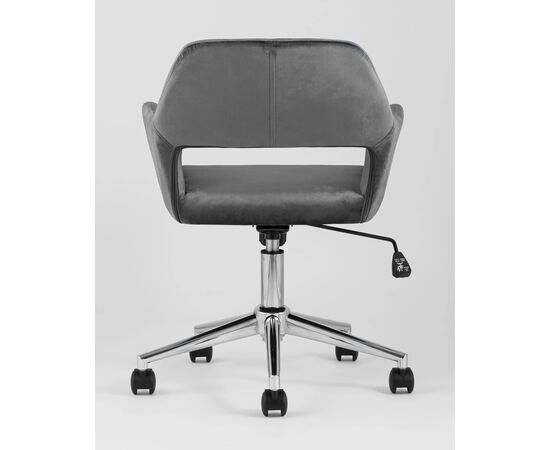 Стул офисный Росс (ROSS) 560x550x840 УТ000003612 Серый, Основной цвет: Серый, Ширина: 560, Высота: 840, Глубина: 550, Вес: 8,5, Материал сиденья: Велюр, Рекомендованная максимальная нагрузка: 120 кг, Артикул: УТ000003612, изображение 3post-test