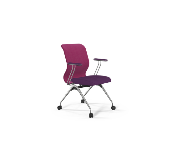 Кресло ЭргоЛайф Сит 8 Мр4-4Т - Вивальди (ErgoLife Sit 8 Mr4-4T - Vivaldi) 440536 з509228510 (z509228510) Фуксия, Основной цвет: Фуксия, Ширина: 440, Ролики: Полиамид с ПУ (PU) ободком, д50 (d50)мм (В02 (W02)), Высота: 536, Каркас: Сталь, Материал сиденья: Велюр "Вивалди (Vivaldi)", Материал спинки: Велюр "Вивалди (Vivaldi)", Регулировка спинки: металлический каркас, замкнутый сверху, Цвет подлокотников: Черный, Артикул: з509228510 (z509228510), изображение 2post-test