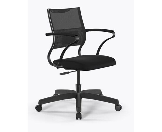 Кресло ErgoLife Sit Air M4-290K 440x700x800 з509336673 (z509336673) Чёрный, Основной цвет: Чёрный, Ширина: 440, Высота: 800, Глубина: 700, Каркас: Сталь, Материал сиденья: сетчатая ткань, Материал спинки: Сетка черная, Цвет подлокотников: Черный, Артикул: з509336673 (z509336673), изображение 2post-test