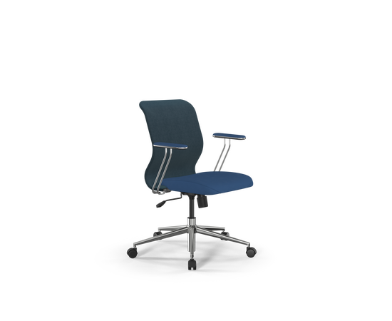 Кресло ЭргоЛайф Сит 8 Мр4-4Т - Вивальди (ErgoLife Sit 8 Mr4-4T - Vivaldi) 440536 з252342693 (z252342693) Светло-синий, Основной цвет: Светло-синий, Ширина: 440, Ролики: Полиамид, д50 (d50)мм (В01 (W01)), Высота: 536, Каркас: Сталь, Материал крестовины: Сталь, каплевидное, хром, д700 (d700)мм (Б23 (B23)), Материал сиденья: Велюр "Вивалди (Vivaldi)", Механизм: Механизм качания топган М09 без рамы крепления, Материал спинки: Велюр "Вивалди (Vivaldi)", Регулировка спинки: металлический каркас, замкнутый сверху, Цвет подлокотников: светло-синий, Артикул: з252342693 (z252342693), изображение 2post-test