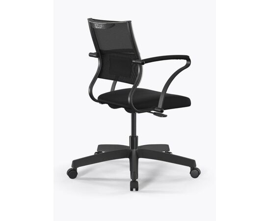 Кресло ЭргоЛайф Сит Эйр М3-290К (ErgoLife Sit Air M3-290K) 440x650x897 з509344852 (z509344852) Чёрный, Основной цвет: Чёрный, Ширина: 440, Высота: 897, Глубина: 650, Каркас: Сталь, Материал сиденья: сетчатая ткань, Материал спинки: Сетка черная, Цвет подлокотников: Черный, Артикул: з509344852 (z509344852), изображение 2post-test