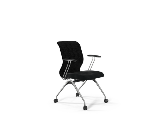 Кресло ЭргоЛайф Сит 8 Мр4-4Т - Вивальди (ErgoLife Sit 8 Mr4-4T - Vivaldi) 440536 з509228435 (z509228435) Чёрный, Основной цвет: Чёрный, Ширина: 440, Ролики: Полиамид с ПУ (PU) ободком, д50 (d50)мм (В02 (W02)), Высота: 536, Каркас: Сталь, Материал сиденья: Велюр "Вивалди (Vivaldi)", Материал спинки: Велюр "Вивалди (Vivaldi)", Регулировка спинки: металлический каркас, замкнутый сверху, Цвет подлокотников: Черный, Артикул: з509228435 (z509228435), изображение 2post-test
