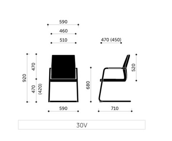 Кресло Профим АкусПро (Profim AcosPro) 590x710x920 Акос Про 30В О (Acos Pro 30V O) Чёрный, Основной цвет: Чёрный, Ширина: 590, Высота: 920, Глубина: 710, Вес: 12,5, Материал сиденья: кожа С18 (S18), Материал спинки: кожа С18 (S18), Артикул: Акос Про 30В О (Acos Pro 30V O), изображение 2post-test