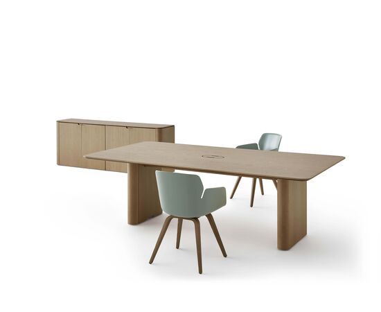 СТОЛ РУКОВОДИТЕЛЯ & СТОЛ ДЛЯ СОВЕЩАНИЙ - СТОЛЕШНИЦЫ Неолит (NEOLITH) 2450x1250x720 БК140 (BC140), Ширина: 2450, Высота: 720, Глубина: 1250, Вес: 71, Объем: 0,122, Артикул: БК140 (BC140), изображение 3post-test