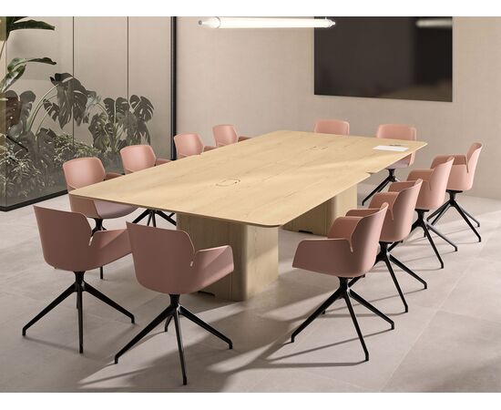 Стол для совещаний столешница Неолит (NEOLITH) 1250x1250x720 БК120Е (BC120E), Ширина: 1250, Высота: 720, Глубина: 1250, Артикул: БК120Е (BC120E), изображение 2post-test