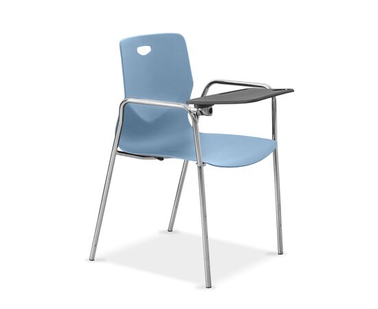 Стул Тео (Teo) со столиком 550x555x820 Тео/Блуе/Табле (Blue/Table) Голубой, Основной цвет: Голубой, Ширина: 550, Высота: 820, Глубина: 555, Вес: 12, Материал спинки: пластик, Объем: 0,32, Артикул: Тео/Блуе/Табле (Blue/Table), изображение 2post-test
