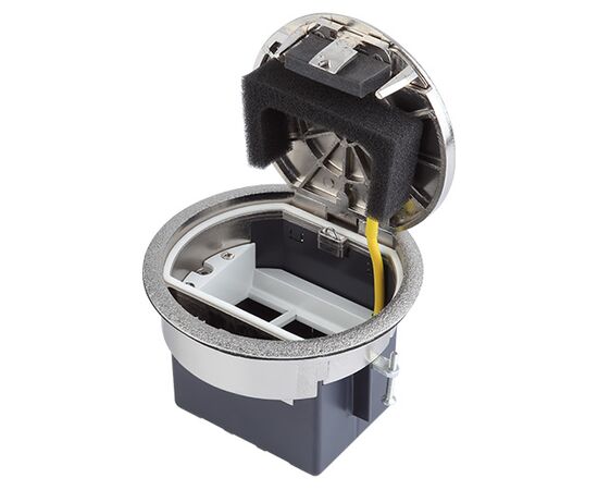 Люк Ипи 65 (IP65) для установки в фальш-пол 45х45 + 22,5х45 120101 СР (120101 SR) Серебро, Основной цвет: Серебро, Артикул: 120101 СР (120101 SR), изображение 3post-test
