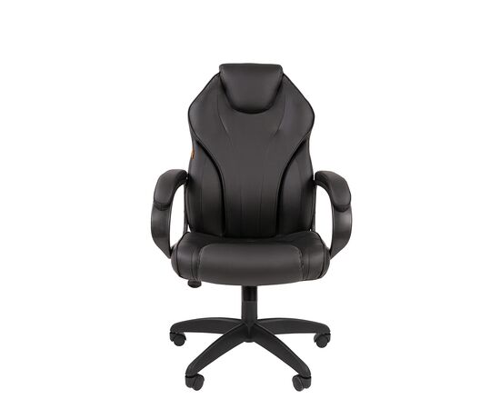 Кресло Чейрмен 299 (Chairman 299) 650x700x1185 00-07062450 Чёрный, Основной цвет: Чёрный, Ширина: 650, Высота: 1185, Глубина: 700, Максимальная высота: 1280, Материал сиденья: экокожа, Материал спинки: экокожа, Артикул: 00-07062450, изображение 2post-test