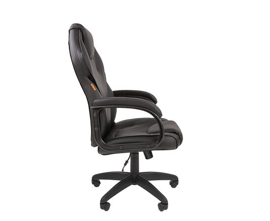 Кресло Чейрмен 299 (Chairman 299) 650x700x1185 00-07062450 Чёрный, Основной цвет: Чёрный, Ширина: 650, Высота: 1185, Глубина: 700, Максимальная высота: 1280, Материал сиденья: экокожа, Материал спинки: экокожа, Артикул: 00-07062450, изображение 3post-test