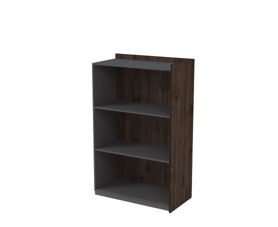 Модуль шкафа со стеклом конечный Магнетик (MAGNETIC) 884x460x1400 15ШДС-К.149 Брауни/Графит (Graphit)/Черное стекло, Основной цвет: Брауни/Графит (Graphit)/Черное стекло, Артикул: 15ШДС-К.149, изображение 2post-test