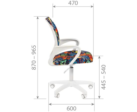 Кресло для детей Ситнайс Кидс 203 ЛТ (SITNICE KIDS 203 LT) белый пластик 560x470x870 рисунок "принцессы", Цвет пластика: Белый, Основной цвет: рисунок "принцессы", Ширина: 560, Ролики: Стандарт БИФМА 5 (BIFMA 5),1 (США), диаметр штока 11 мм, покрытие – полиуретан, Высота: 870, Глубина: 470, Материал: Ткань велюр детская с рисунком, Максимальная высота: 965, Каркас: немонолитный, Вес: 9,8, Материал крестовины: Пластик, Механизм: Пиастра-регулировка кресла по высоте, Подлокотники: Пластик, Рекомендованная максимальная нагрузка: 100 кг, Объем: 0,136, изображение 5post-test