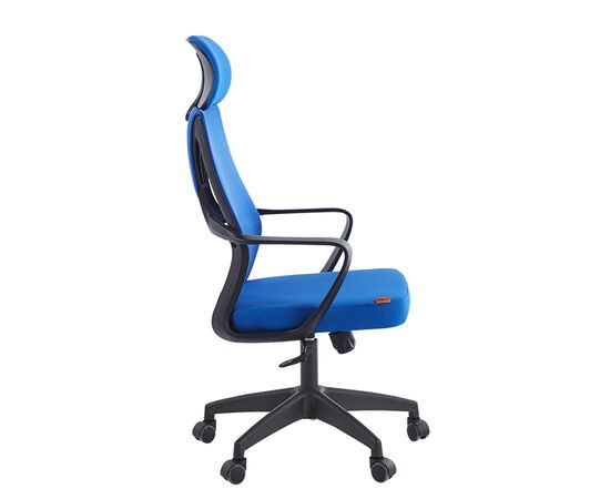 Кресло Чейрман Ч636 (Chairman CH636) 615x640x1175 00-07146007 Синий, Основной цвет: Синий, Ширина: 615, Высота: 1175, Глубина: 640, Максимальная высота: 1275, Материал сиденья: Комбинированный Сетчатый акрил/Полиэстр, Материал спинки: Комбинированный Сетчатый акрил/Полиэстр, Артикул: 00-07146007, изображение 3post-test