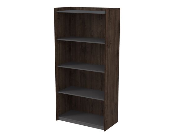 Шкаф высокий Магнетик (MAGNETIC) 900x460x1828 15ШД.189 Брауни/Графит (Graphit), Основной цвет: Брауни/Графит (Graphit), Артикул: 15ШД.189, изображение 2post-test