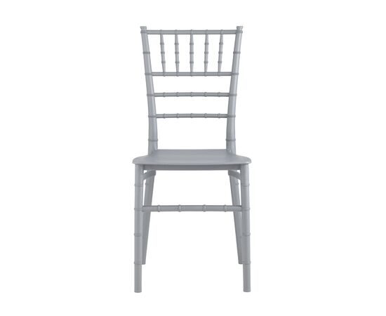 Стул Кьявари (Chiavari) (Кьявари) 430x480x890 Й828 силвер (Y828 silver) Серый, Материал основания: Пластик, Основной цвет: Серый, Ширина: 430, Ширина сиденья: 400, Высота: 890, Глубина: 480, Высота от пола до верхней части сиденья, мин: 430, Каркас: Пластик, Вес: 3,6, Материал сиденья: пластик, Артикул: Й828 силвер (Y828 silver), изображение 2post-test