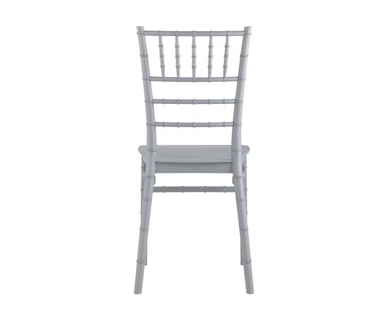 Стул Кьявари (Chiavari) (Кьявари) 430x480x890 Й828 силвер (Y828 silver) Серый, Материал основания: Пластик, Основной цвет: Серый, Ширина: 430, Ширина сиденья: 400, Высота: 890, Глубина: 480, Высота от пола до верхней части сиденья, мин: 430, Каркас: Пластик, Вес: 3,6, Материал сиденья: пластик, Артикул: Й828 силвер (Y828 silver), изображение 4post-test