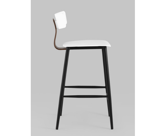 Стул Ант (ANT), полубарный, пластиковый 425x460x900 8333А вхите (8333A white) Белый, Основной цвет: Белый, Материал основания: Металл, Ширина: 425, Высота: 900, Глубина: 460, Вес: 6,95, Материал сиденья: пластик, Артикул: 8333А вхите (8333A white), изображение 2post-test