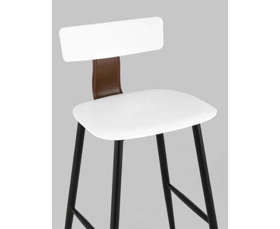Стул Ант (ANT), полубарный, пластиковый 425x460x900 8333А вхите (8333A white) Белый, Основной цвет: Белый, Материал основания: Металл, Ширина: 425, Высота: 900, Глубина: 460, Вес: 6,95, Материал сиденья: пластик, Артикул: 8333А вхите (8333A white), изображение 6post-test
