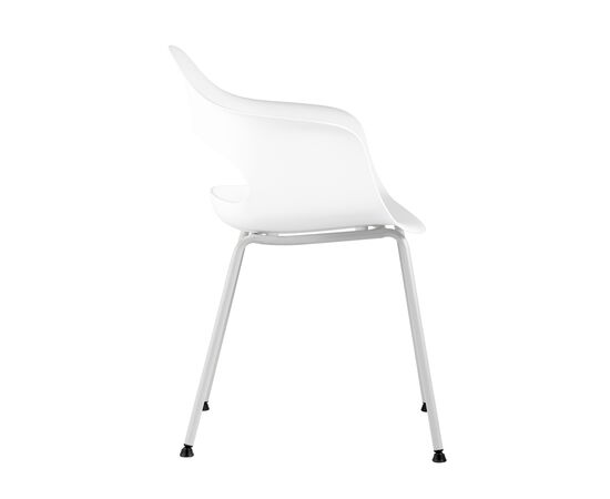 Стул Леди (Lady) 550x560x810 СЛ-7018К вхите (SL-7018K white) Белый, Основной цвет: Белый, Материал основания: Металл, Ширина: 550, Высота: 810, Глубина: 560, Вес: 4,3, Материал сиденья: пластик, Артикул: СЛ-7018К вхите (SL-7018K white), изображение 4post-test