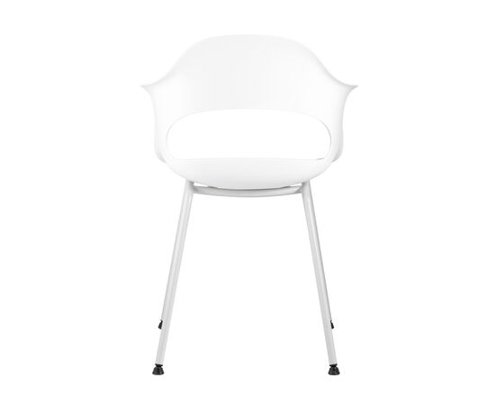 Стул Леди (Lady) 550x560x810 СЛ-7018К вхите (SL-7018K white) Белый, Основной цвет: Белый, Материал основания: Металл, Ширина: 550, Высота: 810, Глубина: 560, Вес: 4,3, Материал сиденья: пластик, Артикул: СЛ-7018К вхите (SL-7018K white), изображение 3post-test