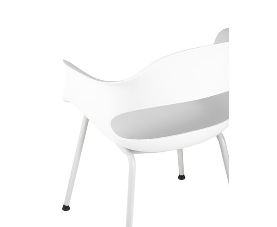 Стул Леди (Lady) 550x560x810 СЛ-7018К вхите (SL-7018K white) Белый, Основной цвет: Белый, Материал основания: Металл, Ширина: 550, Высота: 810, Глубина: 560, Вес: 4,3, Материал сиденья: пластик, Артикул: СЛ-7018К вхите (SL-7018K white), изображение 6post-test