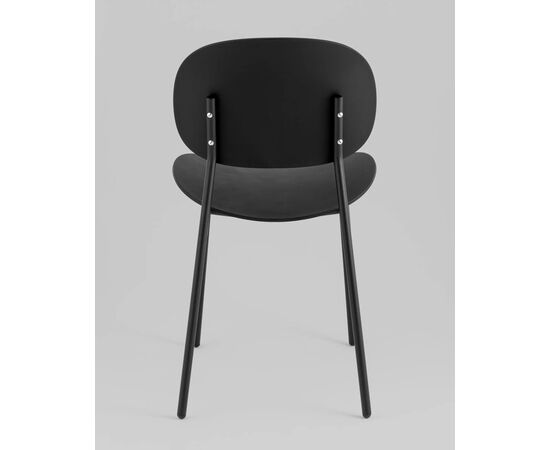 Стул Эди (Edie) 450x530x780 УТ000039125 Чёрный, Основной цвет: Чёрный, Ширина: 450, Материал основания: Металл, Высота: 780, Глубина: 530, Материал: Пластик, Вес: 4,2, Цвет опоры: Черный, Артикул: УТ000039125, изображение 3post-test